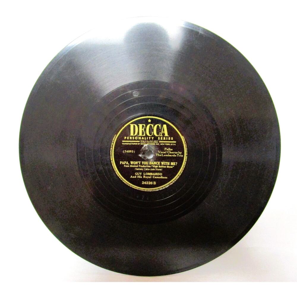 Guy Lombardo I Still Get Jealous 1947 Decca Records 78 RPM Shellac Big Band Era